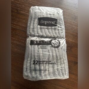 Depend Fresh Protection Adult Diapers, Incontinence Underwear for Men XXL